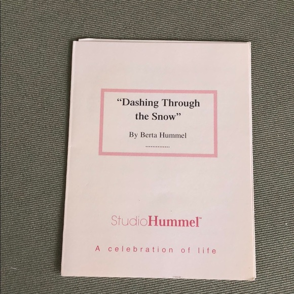 Goebel Hummel #BH99P Dashing Through the Snow - Picture 5 of 5